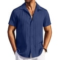 thumbnail image 1 of COOFANDY Short Sleeve Shirts for Men Linen Button Down Shirts Regular Fit Beach Wedding Shirts, 1 of 6