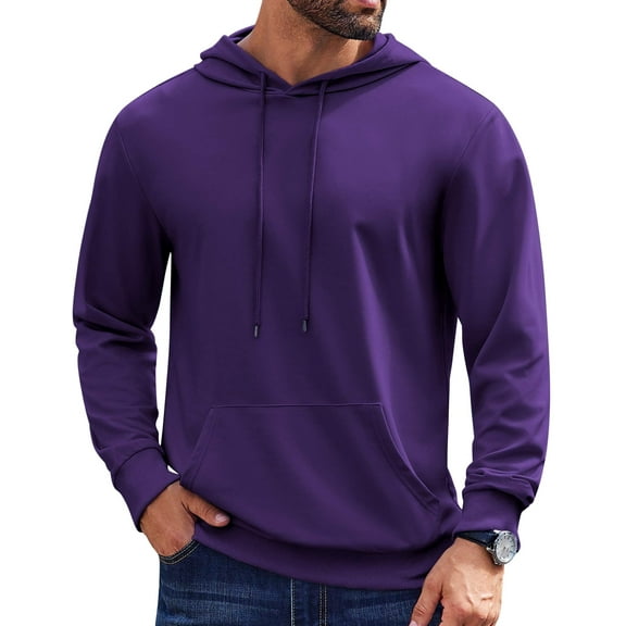 COOFANDY Men's Pullover Drawstring Kanga Pocket, Sweatshirts & Hoodies