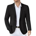 thumbnail image 1 of COOFANDY Men's Casual Knit Blazer Stretch Slim Fit Sport Coat Two Button Lightweight Suit Jackets, 1 of 10