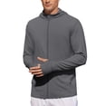 thumbnail image 1 of COOFANDY Men's Casual Light Jacket UPF 50+ Hooded Zip-Up Sun Shirt Breathable for Travel Fishing, 1 of 5