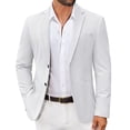 thumbnail image 1 of COOFANDY Men's Casual Regular Fit Blazer Jacket Two Button Suit Jackets Lightweight Sport Coat, 1 of 7