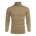 thumbnail image 1 of COOFANDY Men's Casual Slim Fit Turtleneck T Shirts Lightweight Basic Cotton Pullovers, 1 of 6