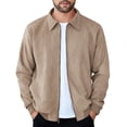 thumbnail image 1 of COOFANDY Men's Faux Suede Jacket Lightweight Softshell Flight Bomber Jacket, 1 of 9