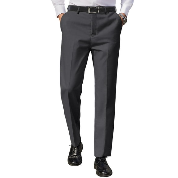 COOFANDY Men's Classic Fit Flat Front Dress Pants No Iron Premium Casual Pants