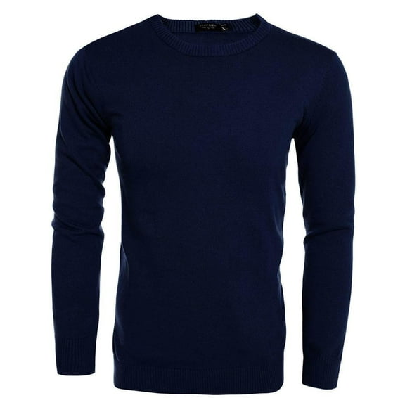COOFANDY Men's Slim Fit Knit Sweater Pullover | Lightweight Ribbed Design for Business Casual & Everyday Wear