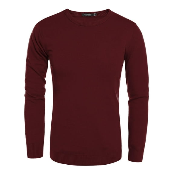 COOFANDY Men's Slim Fit Knit Sweater Pullover | Lightweight Ribbed Design for Business Casual & Everyday Wear