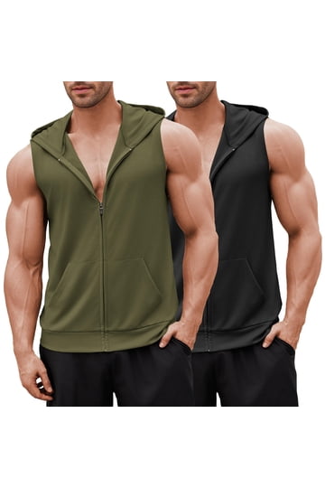 Cut Off Hoodies Men