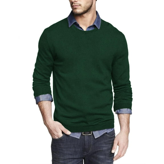 COOFANDY Men's Lightweight Casual Fashion Dress Sweater - Long Sleeve Crew Neck Knitted Pullover Sweatshirts