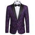 thumbnail image 1 of COOFANDY Men's Floral Party Dress Suit Stylish Dinner Jacket Wedding Blazer One Button Tuxdeo, 1 of 9