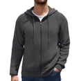 thumbnail image 1 of COOFANDY Men's Full Zip Hoodie Sweatshirt Jacket Casual Long Sleeve Hoodie Lightweight Warm Sweater Coat for Fall Winter Daily Wear, 1 of 9