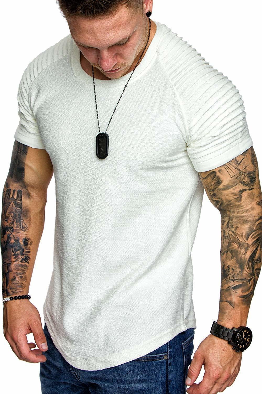 COOFANDY Men's Workout T-Shirt Gym Tee Short Sleeve Bodybuilding Shirt Fashion T Shirts
