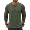 thumbnail image 1 of COOFANDY Men's Casual Long Sleeve Henley T-Shirt Lightweight Soft Stretch Tees Slim Fit Pull Over Henley Shirts for Men, 1 of 6