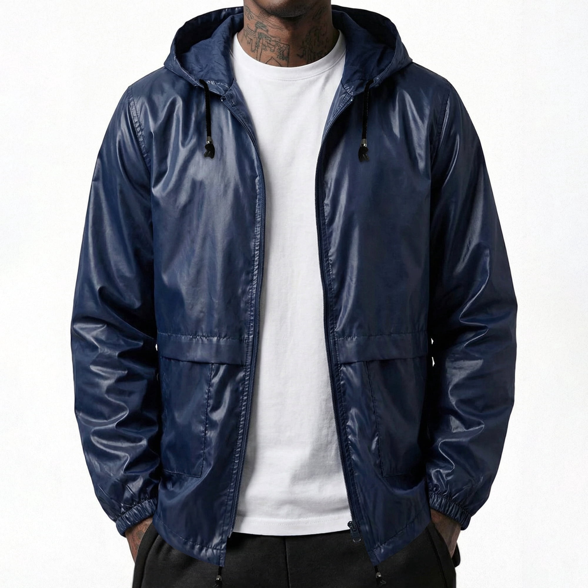 COOFANDY Golf Rain Gear for Men Raincoats Waterproof with Hoodie