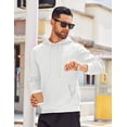 thumbnail image 1 of COOFANDY Men's Hooded Sweatshirts Long Sleeve Casual Waffle Knit Pullover Hoodies with Kanga Pocket, 1 of 9