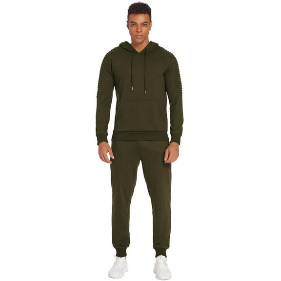 COOFANDY Men's Tracksuit 2 Piece Hoodie Sweatsuit Sets Casual Jogging Athletic Suits