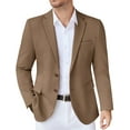 thumbnail image 1 of COOFANDY Men's Knit Blazer Business Dress Suit Jacket Slim Fit Stretch Sport Coat, 1 of 7