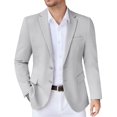 thumbnail image 1 of COOFANDY Men's Knit Blazer Business Dress Suit Jacket Slim Fit Stretch Sport Coat, 1 of 7