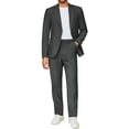 thumbnail image 1 of COOFANDY Men's Lightweight 2 Piece Suit Set Two Button Solid Blazer Pants Slim Fit Fashion Dress Tuxedo, 1 of 7
