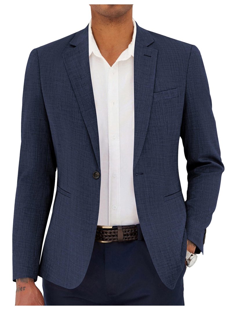 COOFANDY Men's Linen Blazer Casual Sport Coats Dress Formal Travel