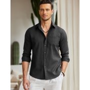 Mens Cotton Twill Oxford Dress Shirt