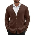 thumbnail image 1 of COOFANDY Men's Cardigan Sweater Long Sleeve Casual V Neck Button Down Knitted Sweater with Pockets, 1 of 6