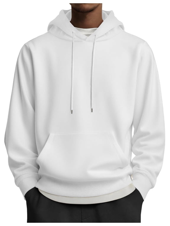 Men's Pullover Drawstring Kanga Pocket, Sweatshirts & Hoodies