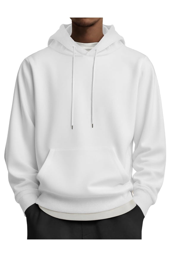 Men's Pullover Drawstring Kanga Pocket, Sweatshirts & Hoodies