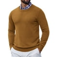 thumbnail image 1 of COOFANDY Men's Pullover Sweaters Business Casual Knit Sweater Winter Crew Neck Sweater, 1 of 5