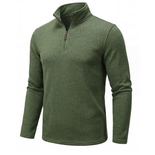 COOFANDY Men's Quarter Zip Pullover Sweater, Soft Knit Mock Neck Long Sleeve Casual Thermal Pullover, Lightweight Warm Half Zip Sweatshirt for Fall Winter Golf Hiking