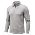 thumbnail image 1 of COOFANDY Men's Quarter Zip Pullover Sweater, Soft Knit Mock Neck Long Sleeve Casual Thermal Pullover, Lightweight Warm Half Zip Sweatshirt for Fall Winter Golf Hiking, 1 of 9