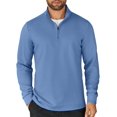 thumbnail image 1 of COOFANDY Men's Quarter Zip Up Pullover Lightweight Mock Neck Sweatshirt Casual Long Sleeve Polo Shirt, 1 of 6