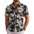 thumbnail image 1 of COOFANDY Hawaiian Shirt for Men Short Sleeve Casual Button Down Shirts Summer Beach Shirts for Men, 1 of 6