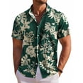 thumbnail image 1 of COOFANDY Men's Short Sleeve Button Down Shirts Wrinkle Free Hawaiian Shirts for Men, 1 of 6