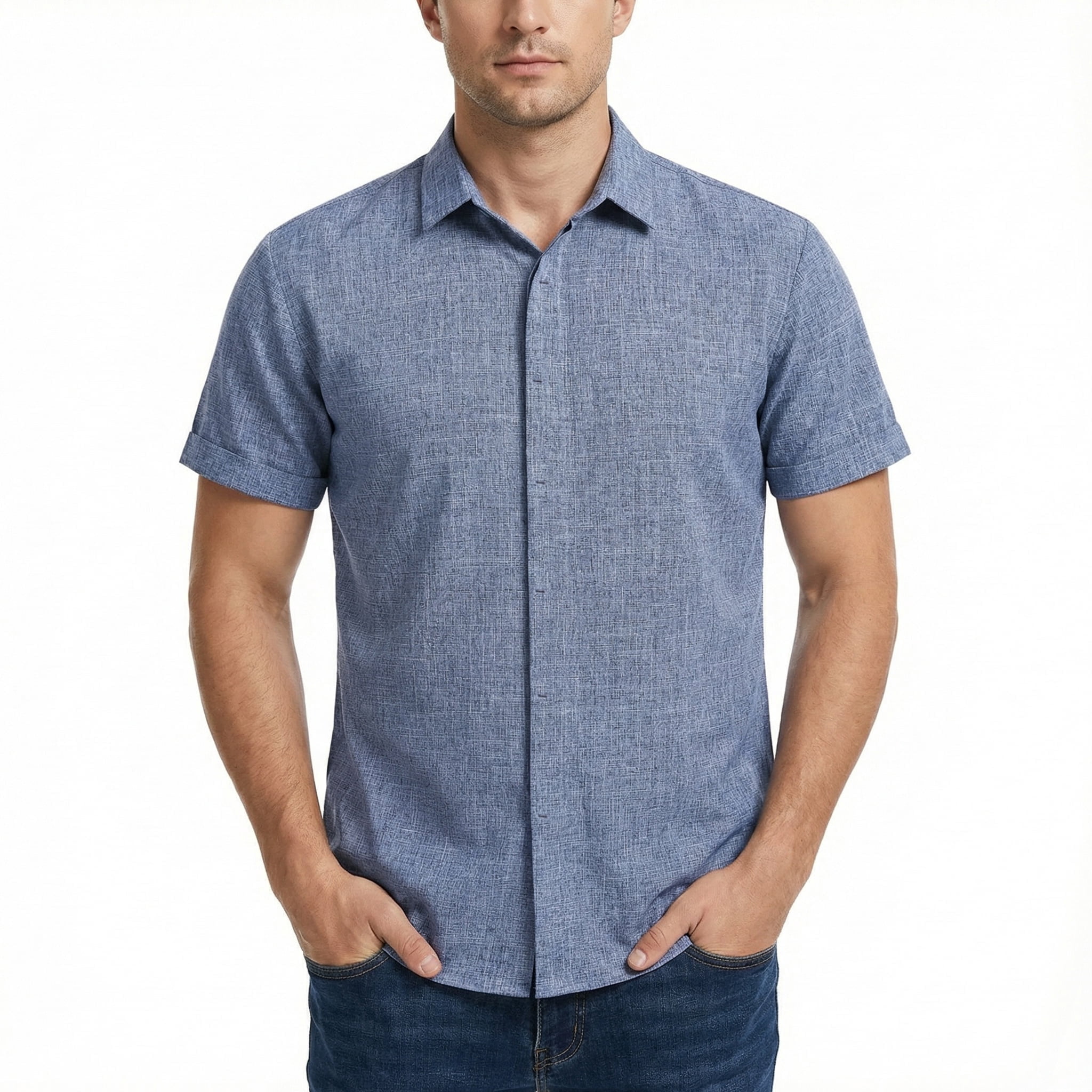 COOFANDY Mens Short Sleeve Button Down Shirts Beach Outfit Vacation Stone