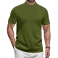 thumbnail image 1 of COOFANDY Men's Short Sleeve Turtleneck Sweater Casual Pullover Basic T-Shirts Thermal Tops for Men, 1 of 6
