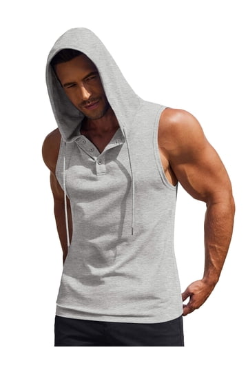 Cut Off Hoodies Men