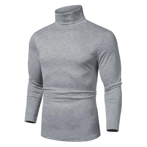 COOFANDY Men's Slim Fit Basic Turtleneck Long Sleeve Lightweight Pullover Sweaters Casual Knitted Tops