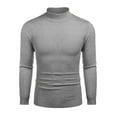 thumbnail image 1 of COOFANDY Mens Slim Fit Mock Turtleneck Thermal Pullover Sweater - Casual Basic Knitted Style, 1 of 8