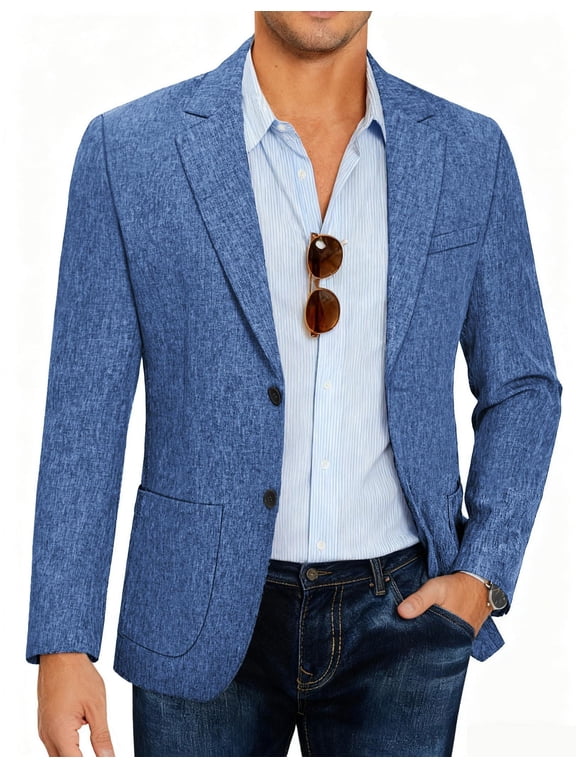 Men's Sports Coat Blazers Slim Fit Business Weeding Suit Jackets Classic Fit Dress Blazer