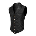 thumbnail image 1 of COOFANDY Mens Suit Vest Paisley Floral Victorian Vests Gothic Steampunk Formal Waistcoat Tuxedo Vests with Notched Lapels, 1 of 11