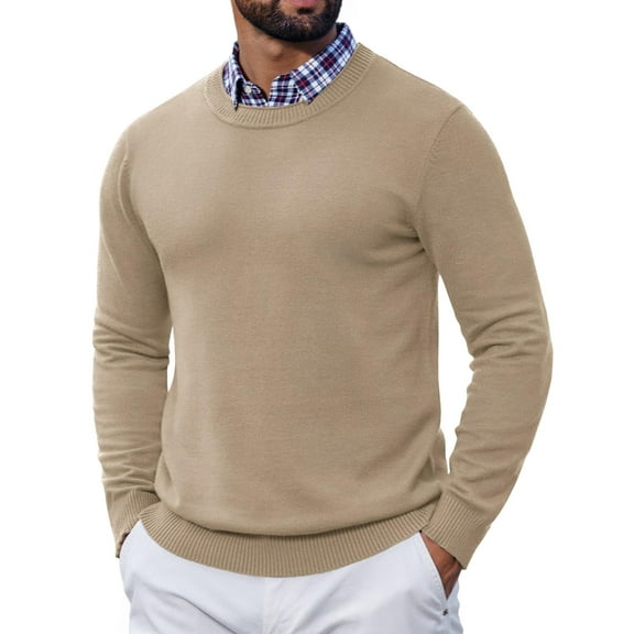 COOFANDY Mens Sweater Pullovers Lightweight Dress Sweater Fashion Winter Sweaters