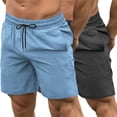 thumbnail image 1 of COOFANDY Men's 2 Pack Gym Workout Shorts 7 Inch Quick Dry Athletic Shorts Lightweight Running Shorts with Pockets, 1 of 10