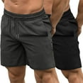 thumbnail image 1 of COOFANDY Men's 2 Pack Gym Workout Shorts 7 Inch Quick Dry Athletic Shorts Lightweight Running Shorts with Pockets, 1 of 10