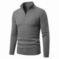 thumbnail image 1 of COOFANDY Men's Sweater Quarter Zip Pullover Casual Knit Cotton Long Sleeve Mock Neck Sweaters for Casual Outings Daily Work Business, 1 of 9