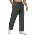thumbnail image 1 of COOFANDY Men's Sweatpants Casual Lounge Cotton Pajama Yoga Pants Open Bottom Sweat Pants with Pockets, 1 of 9