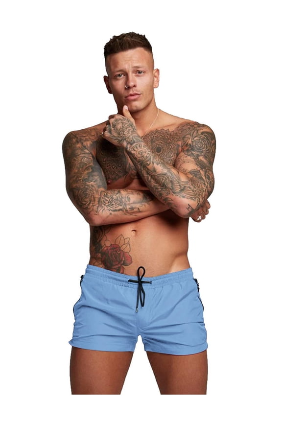 Men's Swim Trunk Quick Dry Swimwear Mesh Lining Bathing Suit Swimsuit Board Beach Sport Short