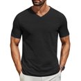 thumbnail image 1 of COOFANDY Men's T Shirts Short Sleeve Classic V Neck T-Shirt Casual Summer Basic Tee Shirt, 1 of 6