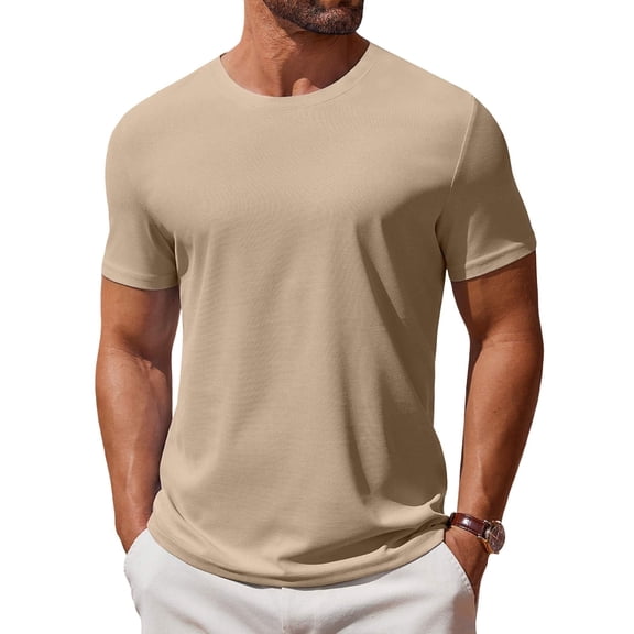 COOFANDY Men's T Shirts Short Sleeve Soft T-Shirt Casual Basic Summer Tee Tops