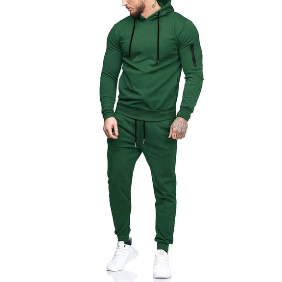 COOFANDY Men's Tracksuit 2 Piece Hooded Athletic Sweatsuits Casual Running Jogging Sport Suit Sets