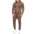 thumbnail image 1 of COOFANDY Men's Tracksuit 2 Piece Hooded Athletic Sweatsuits Casual Running Jogging Sport Suit Sets, 1 of 6
